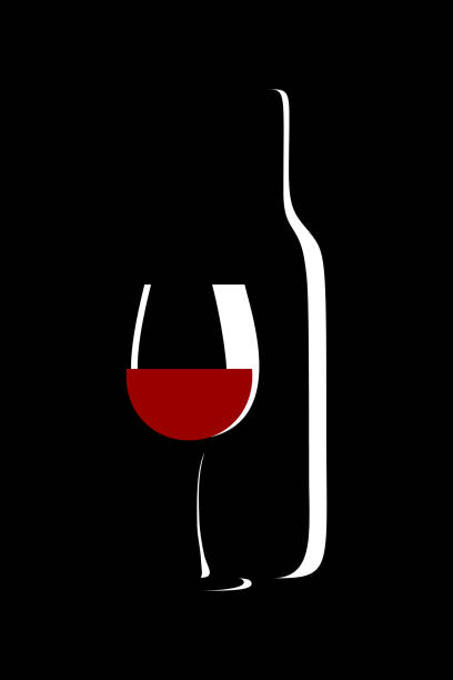 50+ Glass Of Red Wine Black Background Illustrations, Royalty-Free Vector  Graphics & Clip Art - iStock
