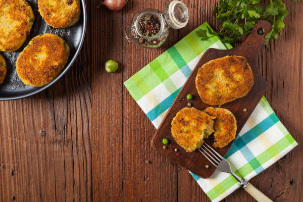 istock Delicious vegetarian cutlets. 1250008329