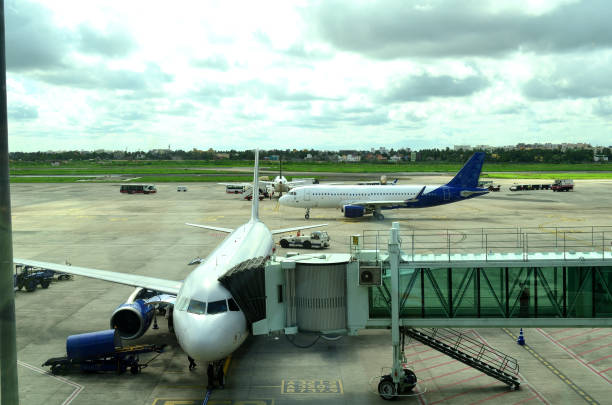 istock Airplane in airport 1250011714