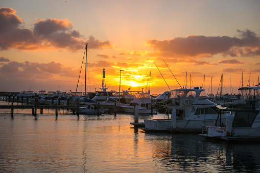 Sunset at Hillarys Boat Harbour