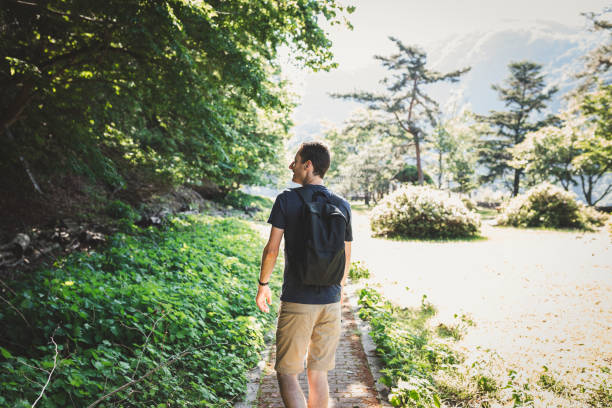 istock Man hiking in the mountain 1250013191
