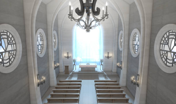 istock Church Interior And Altar 1250016868