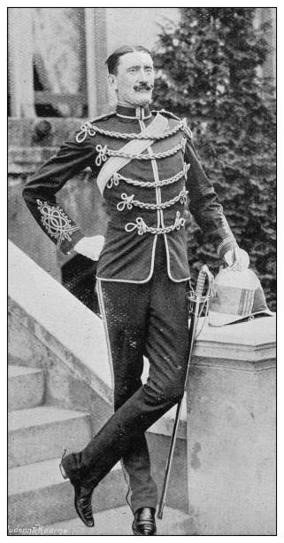 Antique photograph of British Navy and Army: Captain Campbell