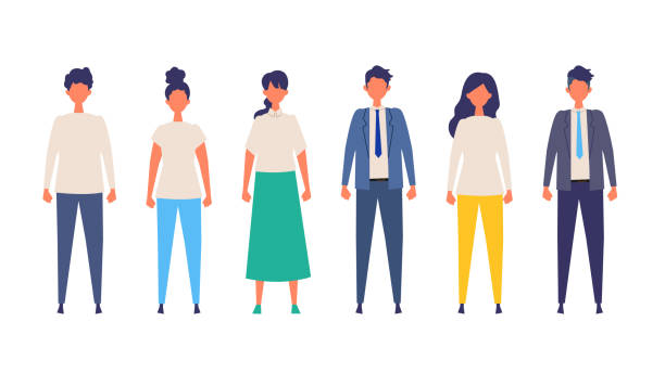 Mujer Cuerpo Entero Vectores Libres de Derechos - iStock Mujer Cuerpo Entero Vectores Libres de Derechos - iStock