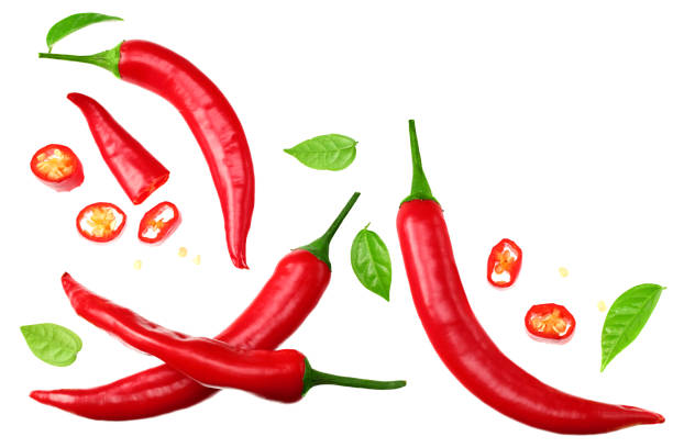 istock sliced red hot chili peppers isolated on white background top view 1250020022