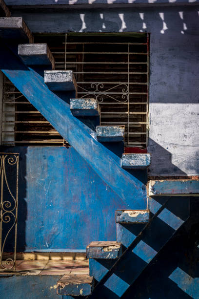istock Run down stairs in front of the house, 1250032624