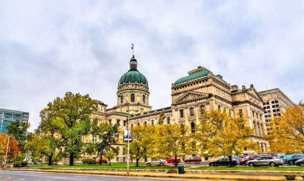 istock The Indiana Statehouse in Indianapolis 1250033757