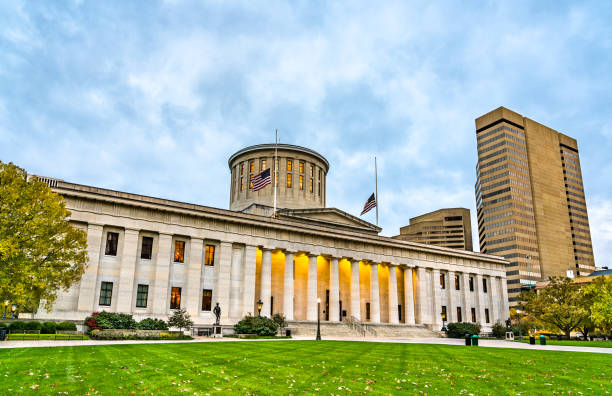 istock Ohio Statehouse in Columbus, USA 1250037881