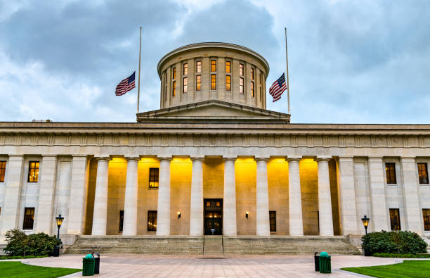 istock Ohio Statehouse in Columbus, USA 1250037892