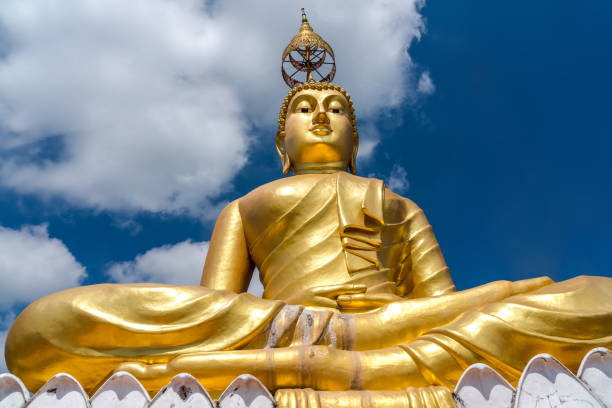 istock Big Buddha at Wat Tham Seua Tiger Cave Temple 1250038025