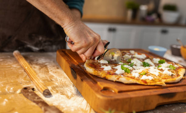Pizza Being Prepared