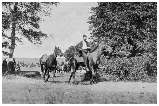istock Antique photograph of British Navy and Army: Cavalry 1250046497