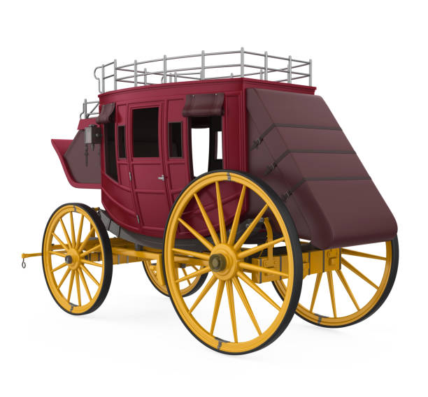 istock Vintage Carriage Isolated 1250047451