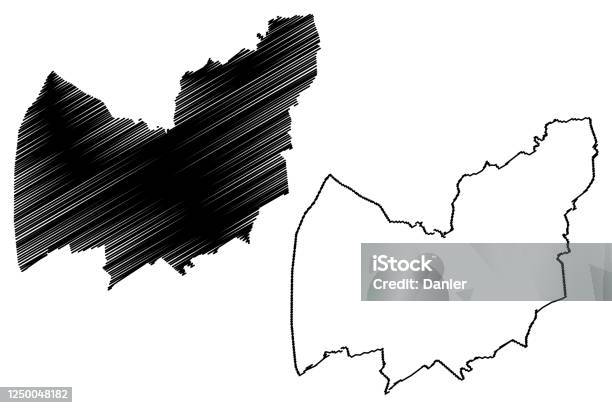Manini Map Manzini Region Map Stock Illustration - Download Image Now - Abstract ...