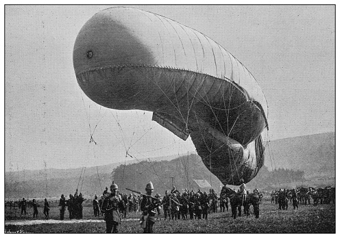 Goodyear Zeppelin, Airship lands in Friedrichshafen.\nThe Zeppelin takes off from Friegrichshafen for sightseeing flights over Lake Constance and the Alps.