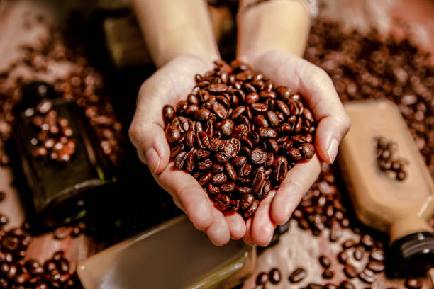 istock Thailand, Coffee - Drink, Cafe, Hand, Bean 1250062452