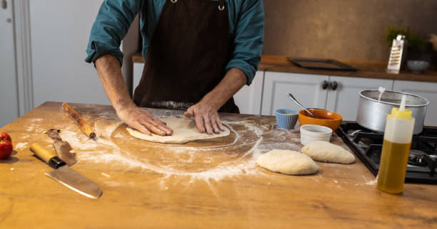 Pizza Being Prepared