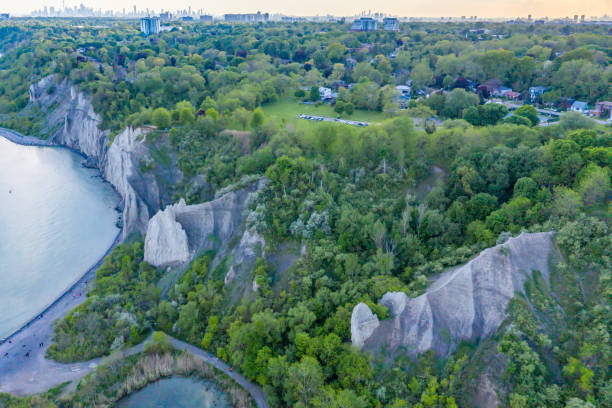 istock Aerial Bluffers Park - Cliff Park view,  Scarborough, Canada 1250070096