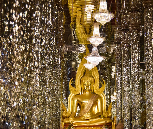 istock A golden Buddha and crystal pillars at Wat Tha Sung temple 1250072389