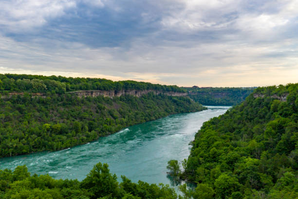 istock Aerial Niagara River and Niagara River Recreation Trail, Ontario, Canada 1250078286