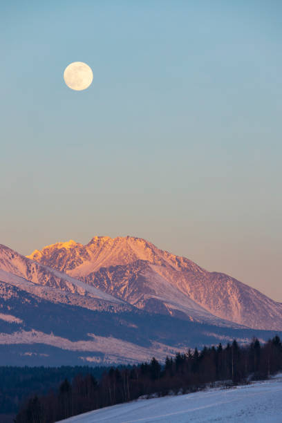 istock Krivan mountain during sunset in High Tatras, Slovakia 1250081244