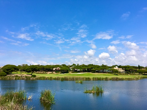 View of Quinta do Lago. Algarve, Portugal.