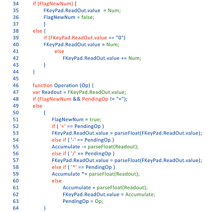 Program Code Page Programming Script Vector Background Stock ...