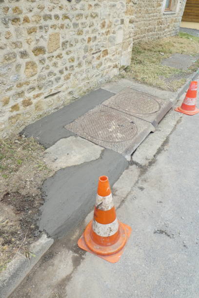 istock repair keeps plaque at all to the sewer 1250084388
