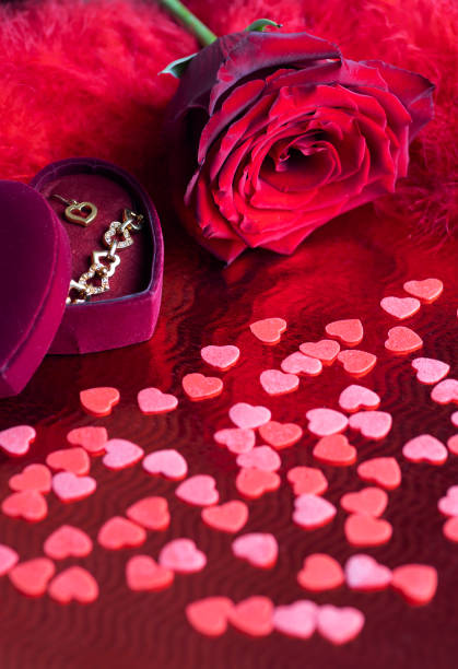 istock still life of Valentine's decoration 1250085190