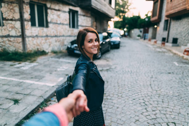 istock Man following his girlfriend 1250090791