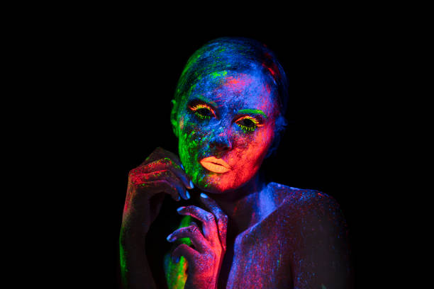 istock UV Ultraviolet Light women portrait 1250090864