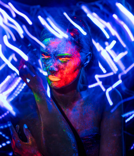 istock UV Ultraviolet Light women portrait 1250091013