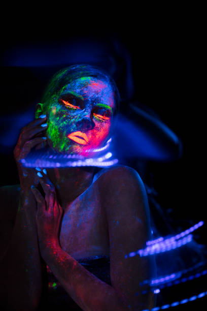 istock UV Ultraviolet Light women portrait 1250091132