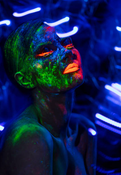 istock UV Ultraviolet Light women portrait 1250091184