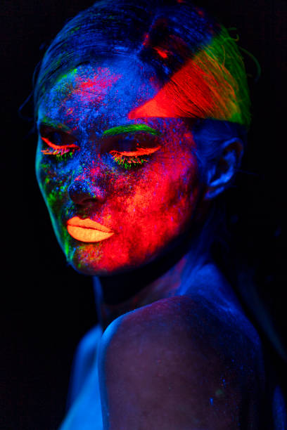 istock UV Ultraviolet Light women portrait 1250091382