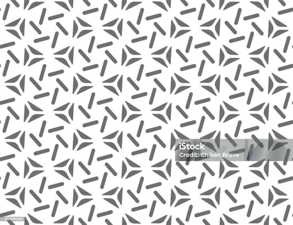 Repetitive White Graphic Symmetrical Repeat Texture Repeat Retro Vector ...