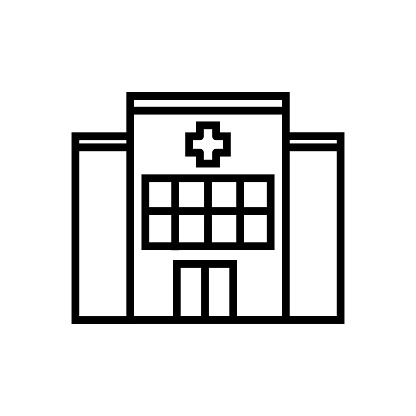 hospital icon design vector template