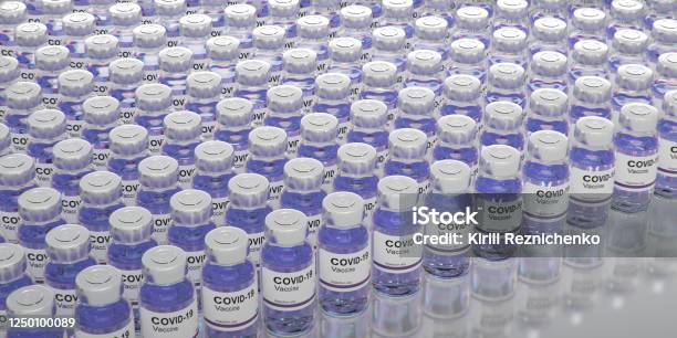 Irus Covid 19 Vaccine Bottle Sarscov2 Vaccine Batch 3d Rendering 4k Stock Photo - Download Image Now