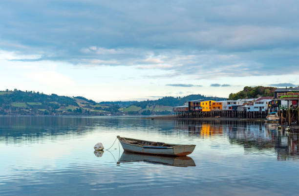 Palafitos Stilt Houses, Castro, Chiloe Island, Chile