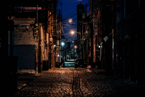 istock Dark alley - Hoboken, NJ 1250130294