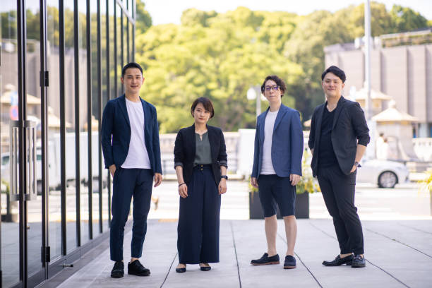istock Young Entrepreneurs standing in city 1250138135
