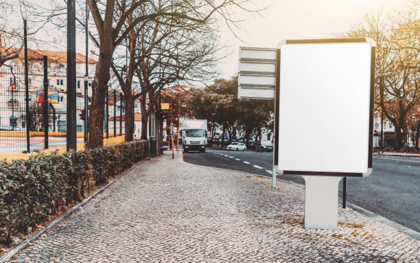 istock Billboard mockup near the road 1250142054