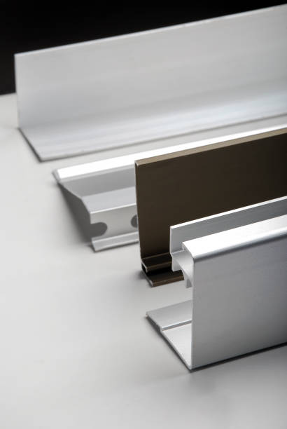 istock Aluminum profile for window, door, bathroom box 1250145890