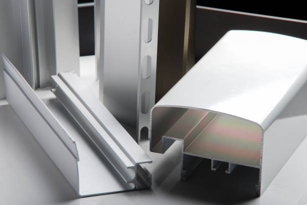 istock Aluminum profile for window, door, bathroom box 1250146864