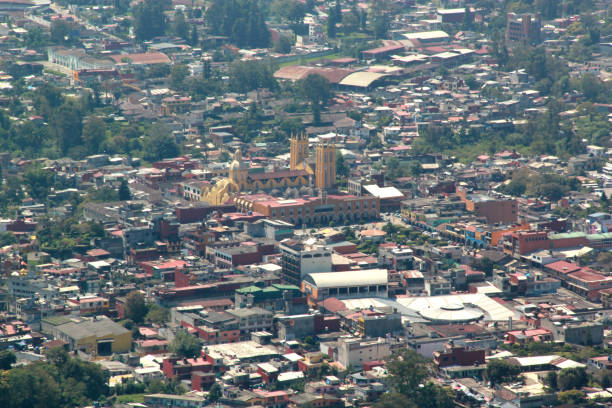 istock Panoramic view of the magical village Xicotepec 1250151780