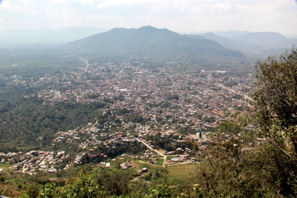 istock Panoramic view of the magical village Xicotepec 1250151794