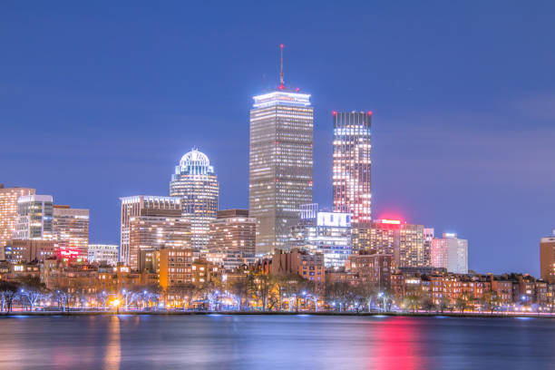 istock Boston Skyline From Waterfront in the Evening 1250154614