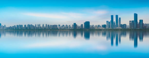 istock Panoramic view of Nanchang architectural landscape skyline 1250161453