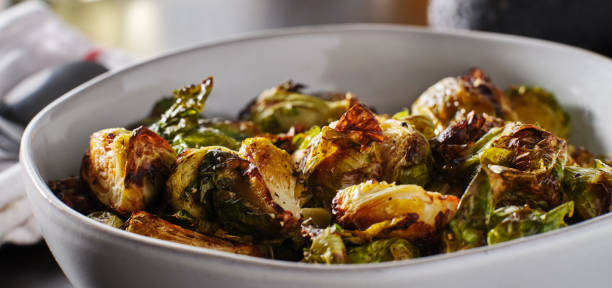 istock bowl of roasted brussels sprouts close up 1250161562