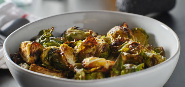 istock bowl of roasted brussels sprouts close up 1250162647